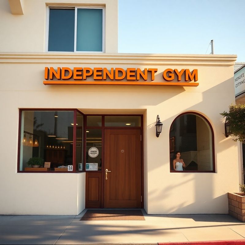 Exterior of the Hartwell & Holloway gym on Morena Blvd with warm cream facade and terracotta signage